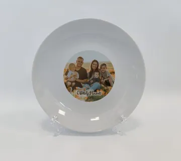 Personalizirani tanjur s fotografijom obitelji - cover