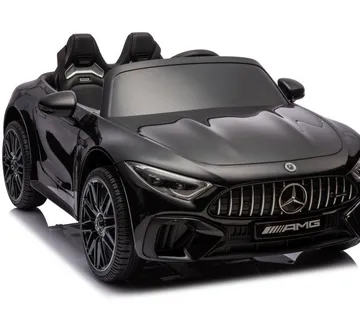 Licencirani auto na akumulator Mercedes AMG SL63  - crni/lakirani - cover