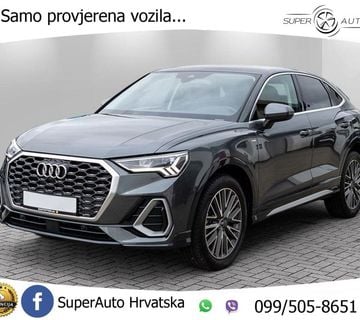 Audi Q3 Sportback 35 TDI S line 150 KS, ACC+360+GR SJED+KOŽA+19" - cover
