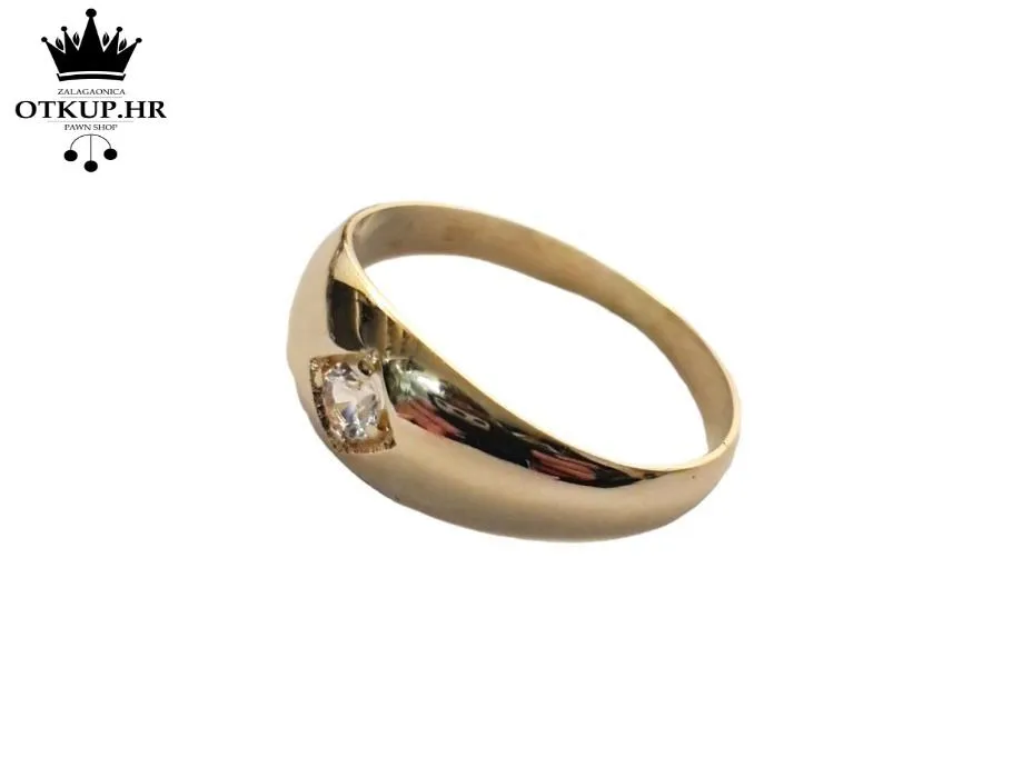 ZLATNI PRSTEN 2,41g 14k / R1, RATE ! - cover