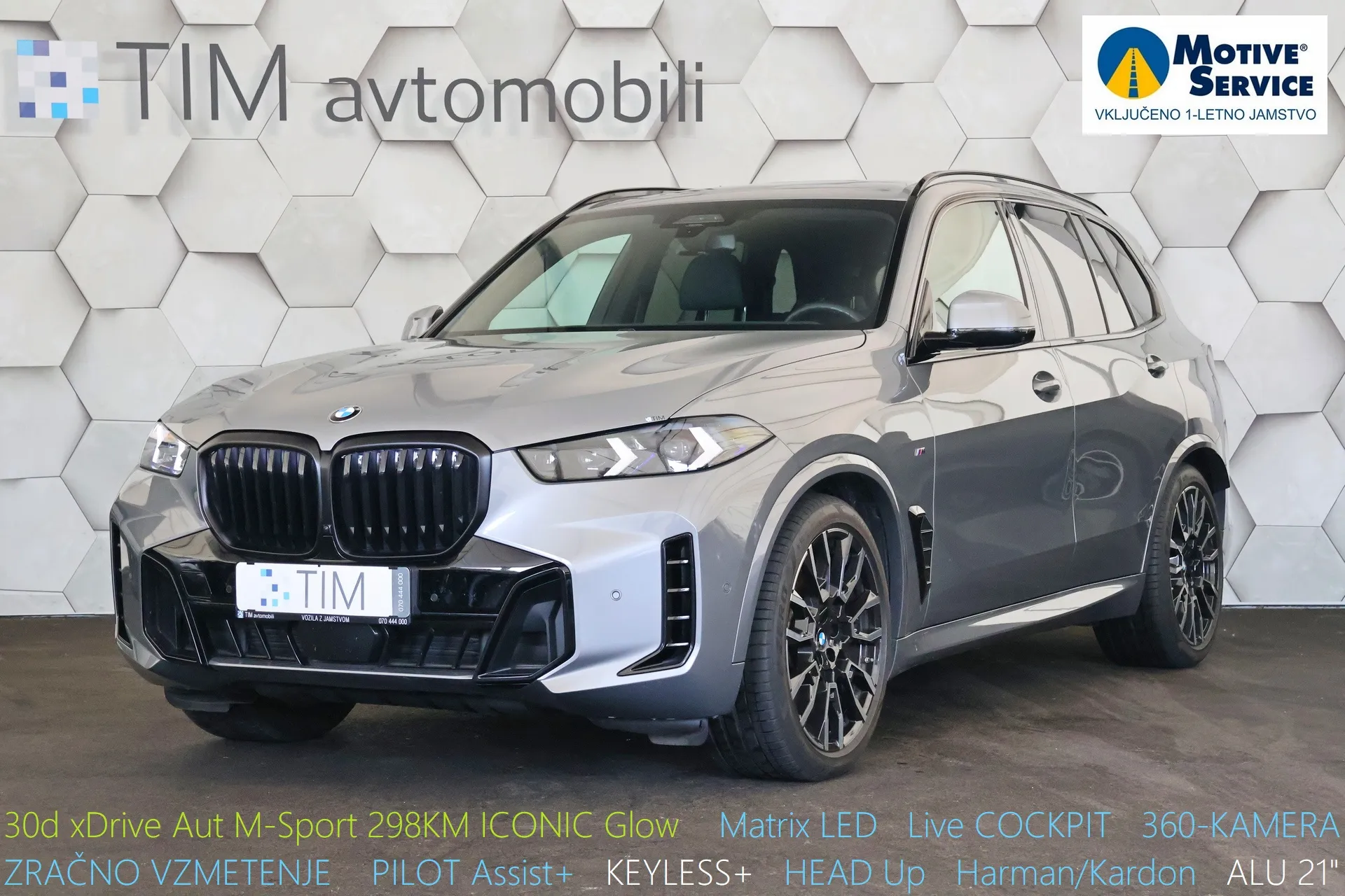 BMW X5 30d xDrive AT8 M-Sport Matrix HUD DAB ZRAČNI OVJES HarmanKardon - cover