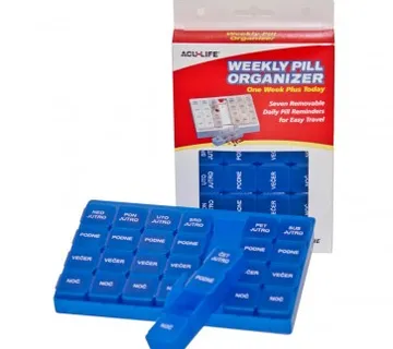 Tjedni organizator uzimanja lijekova na hrvatskom jeziku - cover