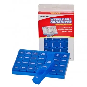 Tjedni organizator uzimanja lijekova na hrvatskom jeziku - cover