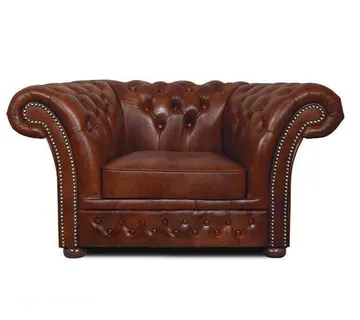 Chesterfield Fotelja Winfield Basic Luxe Leather | 1-sjedište - cover