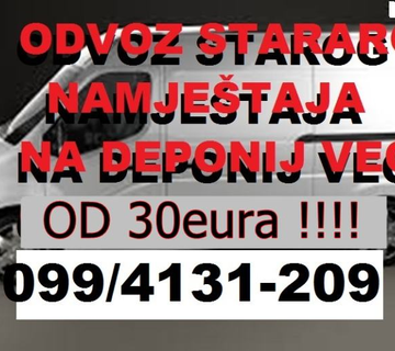ODVOZ GLOMAZNOG OTPADA,NAMJEŠTAJA KOMPLETNO ČIŠĆENJE STANOVA - cover