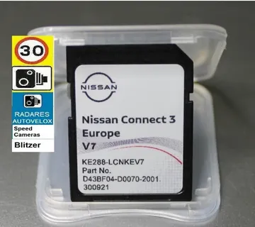 NISSAN navigacija SD kartica sa najnovijim kartama cijele EU + radari - cover