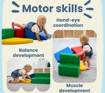 Set pjenastih blokova Soft Play 7 - pastelno ružičasti, Discoverer - cover