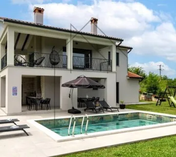 ISTRA, LABIN, KRŠAN – Kuća s bazenom i panoramskim pogledom - cover