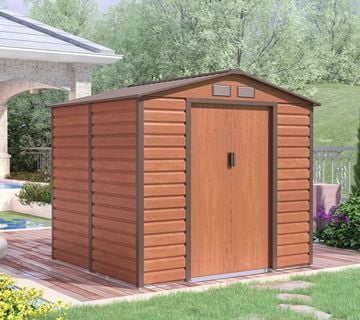 Vrtna metalna kuća-uta-šupa 3,67 m² - 2,0 m x 1,8 m - cover