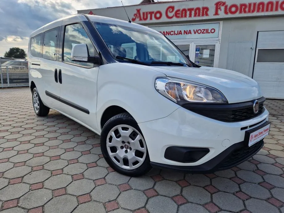 Fiat Doblo Maxi 1.3 JTD 2016.,5 SJEDALA + TOVARNI N1, SERVISNA, KLIMA - cover