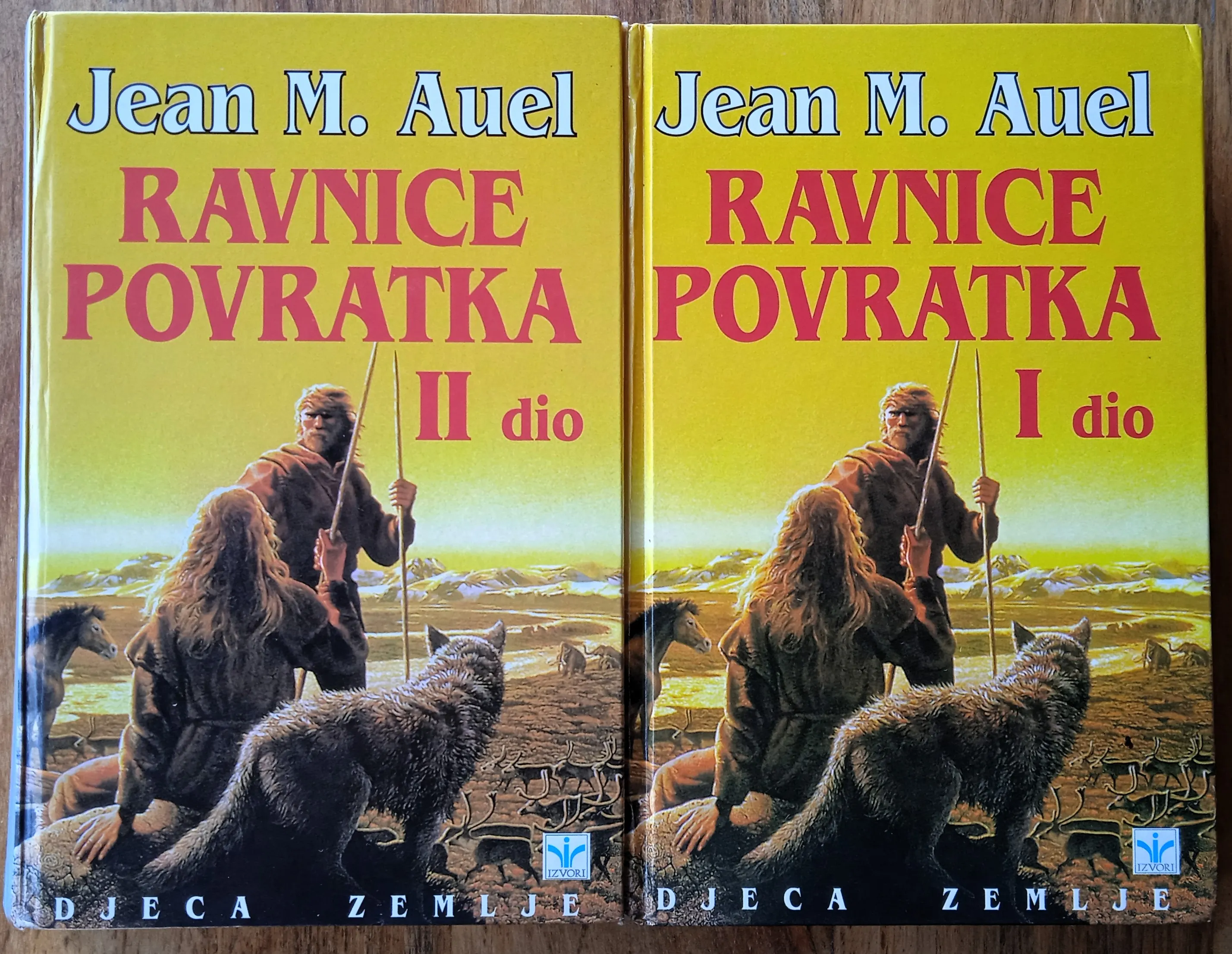 RAVNICE POVRATKA 1 I 2 dio Jean M. Auel - cover