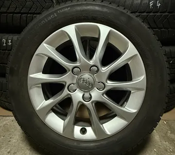 AUDI SET 5X112 16" GUME ZIMSKE CONTINENTAL 205/55R16 / 4 KOMADA - cover