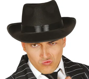 Gangsterski šešir crni - cover