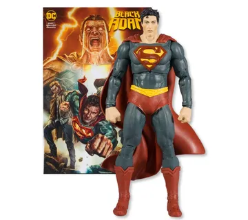 DC Comics Black Adam Strip + Superman figura, 17cm - cover