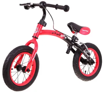 Bicikl bez pedala Boomerang - crveni - cover