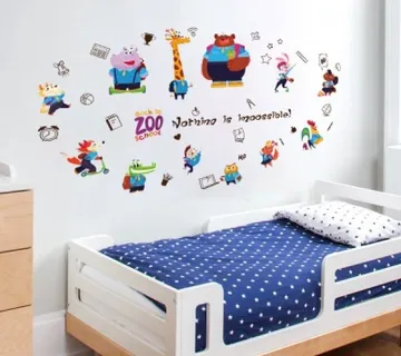 Zidna naljepnica - Zoo school - cover
