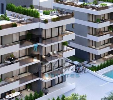 Okrug Gornji, penthouse stan, drugi kat, krovna terasa, bazen, 125 m2 (prodaja) - cover