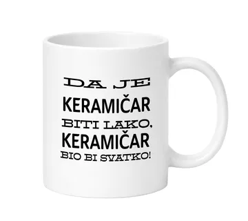 Šalica da je keramičar biti lako - cover