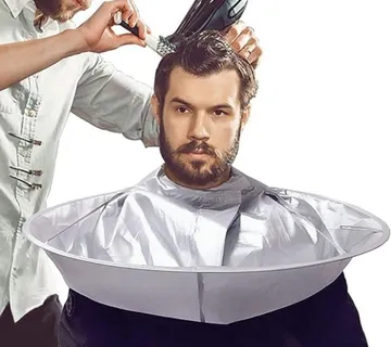 Futuristički Umbrella ogrtač za šišanje - bez dlaka na podu - cover