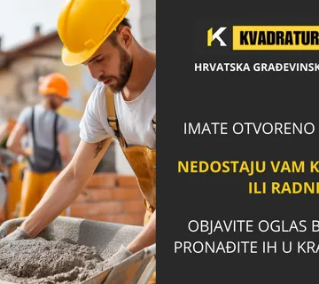 Imate gradilište, a nedostaju vam radnici ili kooperanti? - Ivanja Reka, Zagreb