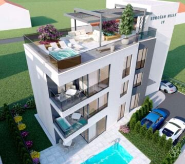 Moderan penthouse (132 m2) prvi red do mora u Sukošanu - cover