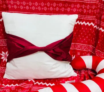 Mašna božićna jastučnica 45x45cm - cover