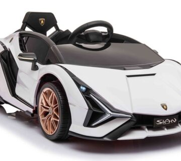 Licencirani auto na akumulator Lamborghini Sian - bijeli - cover