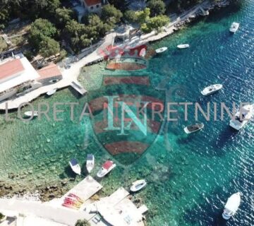 Građevinsko zemljište, Gršćica, Korčula, 730 m2, prvi red do mora! - cover