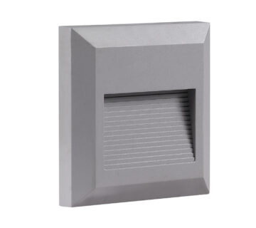 ZIDNA svjetiljka siva 2W IP65 - Neutralno bijela - cover