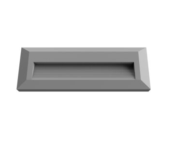 ZIDNA svjetiljka siva 3W IP65 - Neutralno bijela - cover