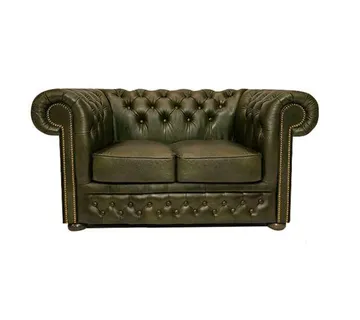 Chesterfield Dvosjed First Class Leather | 2-sjedišta | Moss Green - cover