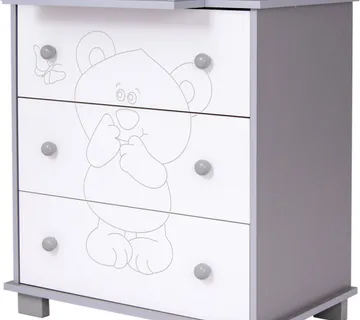 DREWEX Komoda, MEDO I LEPTIR, srebro - cover