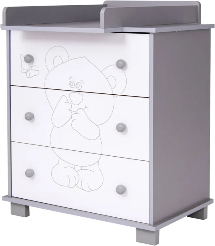 DREWEX Komoda, MEDO I LEPTIR, srebro - cover