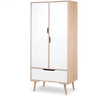 KLUPŚ 2-djelni ormar SOFIE, bukva-bijela - cover