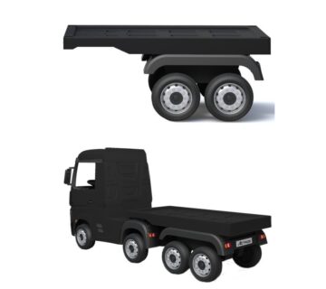Prikolica za kamion Mercedes Actros HL358 - crna - cover