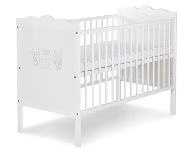 KLUPS Dječji krevetić MARSELL bijeli 120x60 - cover