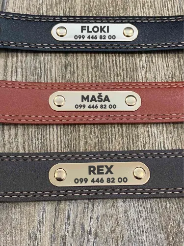 Ogrlica za psa sa graviranom pločicom - cover