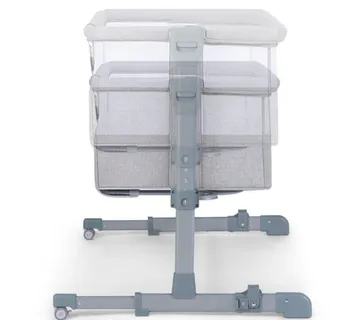 Kinderkraft dječji krevetić Neste Air svijetlo siva melange - cover