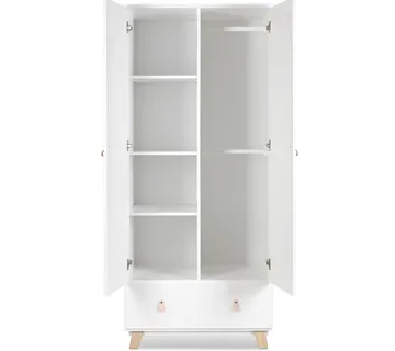 KLUPŚ NOAH ormar s dvojim vratima bijeli - cover