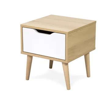 KLUPŚ SOFIE noćni ormarić, bukva-bijela - cover