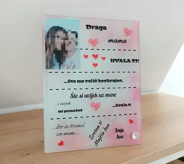 Foto staklo za majčin dan - cover