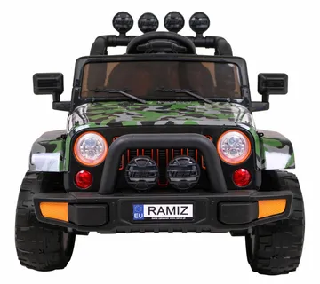 Auto na akumulator Full Time 4WD 4x4 - army - cover
