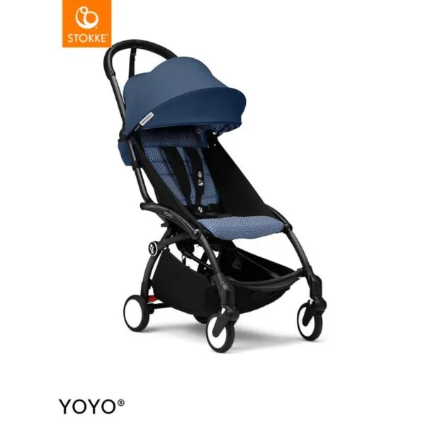 YOYO³ Dječja Kolica 6+ Air France – Crni Okvir - cover