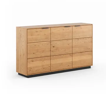 Komoda Tirano 154x39 cm, Materijal: Masivno Drvo Hrast - cover