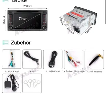 VW Touareg T5 Multivan Transporter 2din radio GPS ORIGINAL MULTIMEDIJA - cover