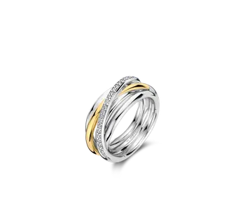 Ti Sento srebrni prsten Lucy - cover