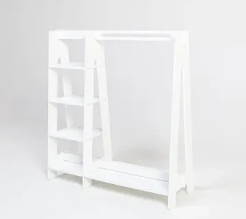 Stalak za odjeću s policama za malu djecu - cover