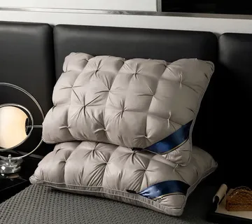 Luksuzni sivi hotelski jastuk - 74x48 cm - cover