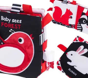 Senzorna kontrastna knjiga za bebe - cover