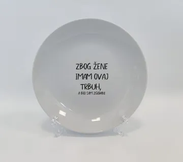 Šaljivi tanjur – trbuh - cover